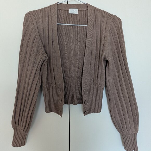 Aritzia Wilfred Free Plunge Front Cardigan - Size S - Picture 1 of 4